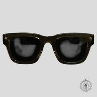 Chrome Hearts Dick Fitzener Glasses in Olive/Silver