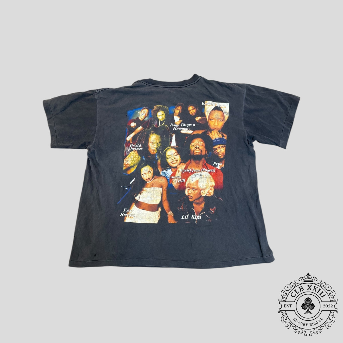 Vintage Top Artists T-Shirt in Black