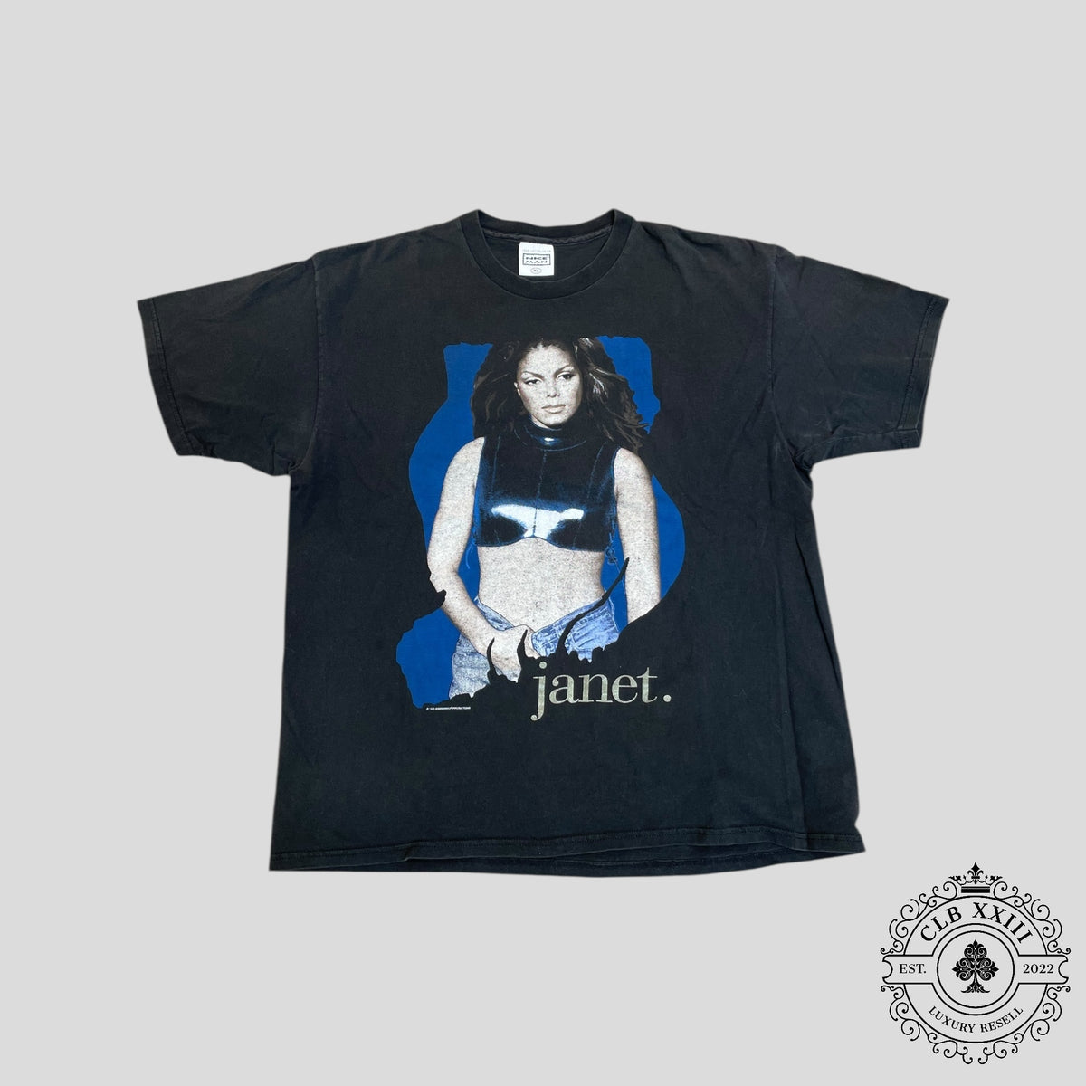 Vintage Janet Jackson All Over The World Tour Tee in Black