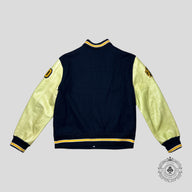 RRL NYC Champs Varsity Jacket in Black/Yellow