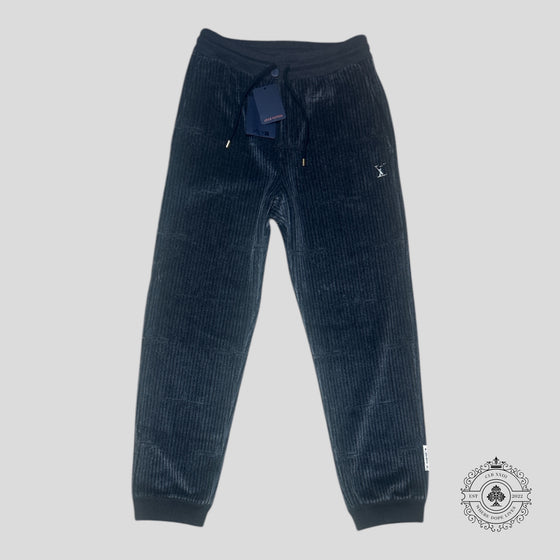 Louis Vuitton X Park Seo-Bo Velvet Trackpants in Dark Grey — authenticated Louis Vuitton at CLB XXIII
