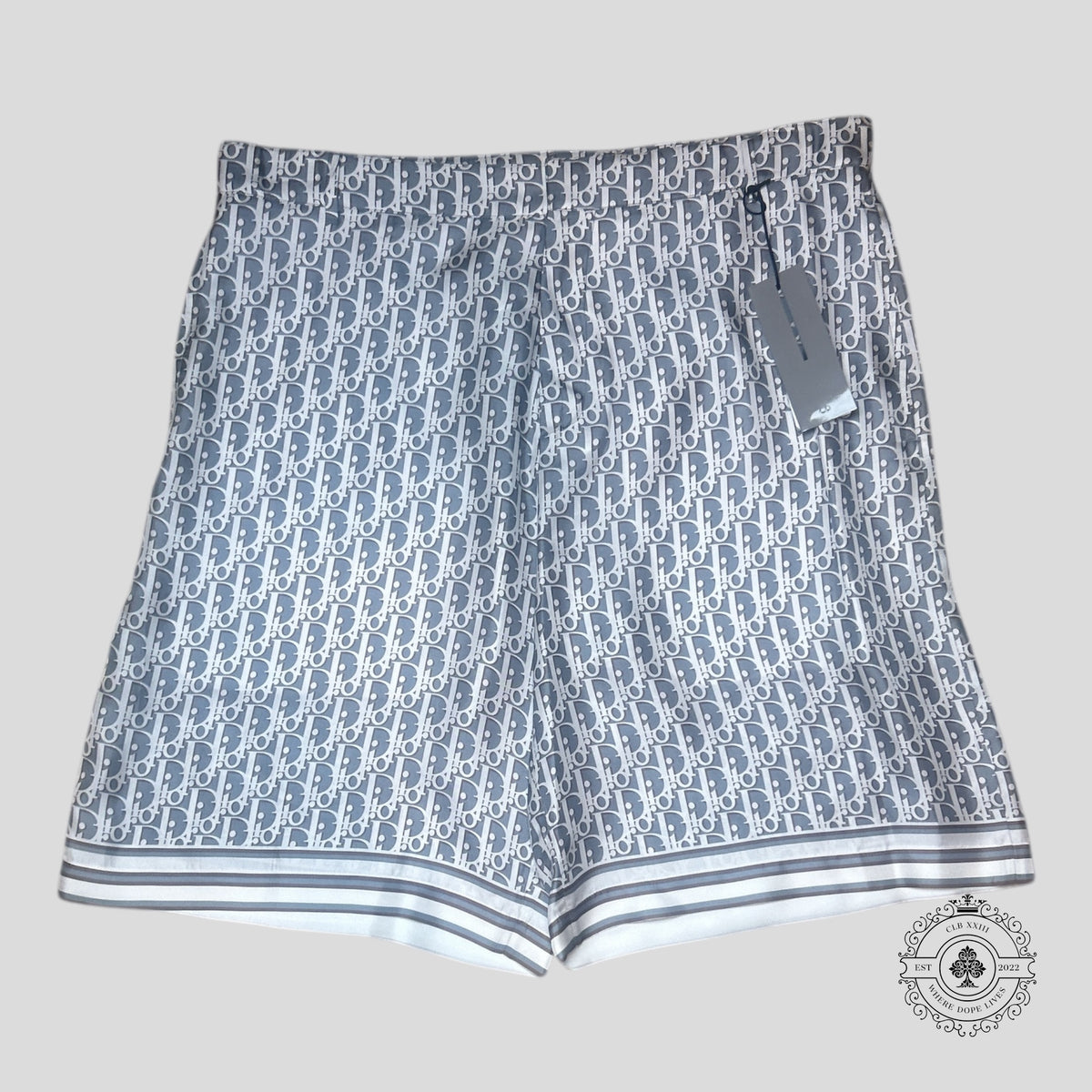 Dior Oblique Shorts in Grey