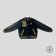 Rhude x Lamborghini Varsity Jacket in Black