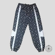 Louis Vuitton Monogram Printed Technical Trackpants in Black/White