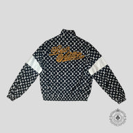 Louis Vuitton Monogram Printed Technical Tracksuit in Black/White