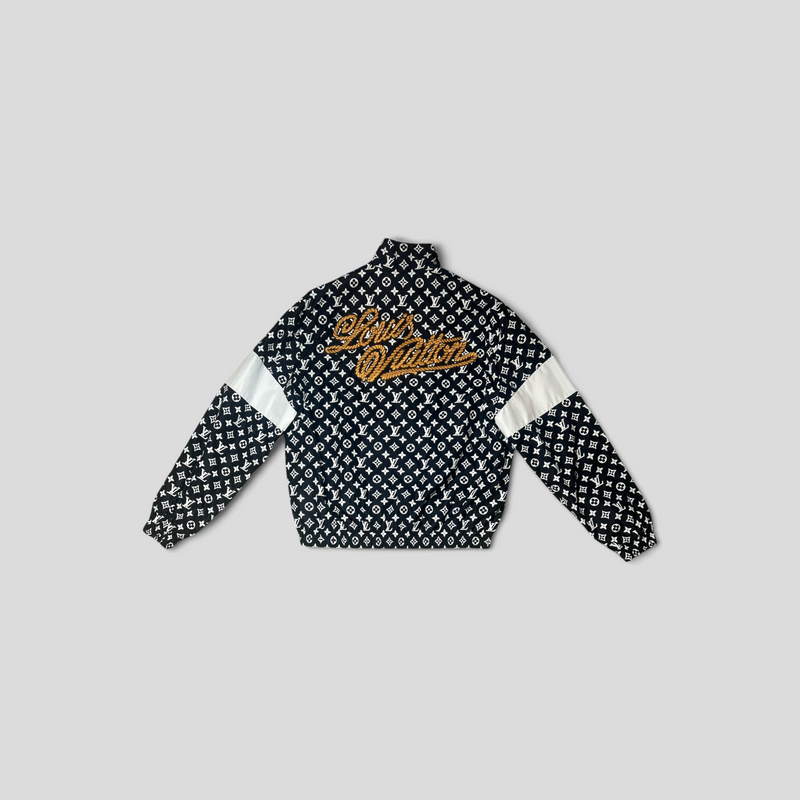 Louis Vuitton Monogram Printed Technical Tracksuit in Black/White