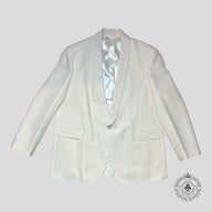 Celine Mohair Suit Jacket in Cream