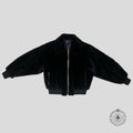 Louis Vuitton Monogram Mink Bomber Jacket in Black
