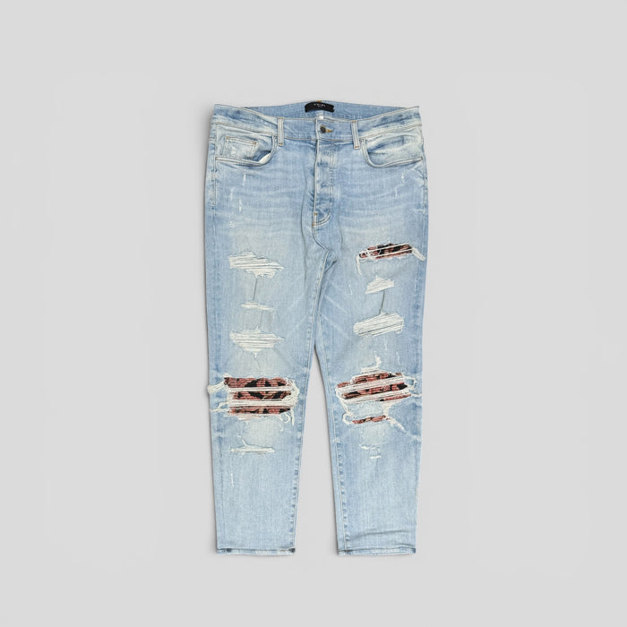 Amiri Banana Leaf Jeans in Light Wash