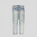 Amiri Bandana Patch Jeans in Clay Indigo / Blue