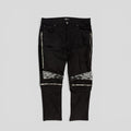 Amiri MX2 Bandana Zip Knee Jeans in Black