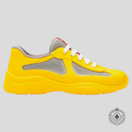 Prada America's Cup Rubber Sneaker in Yellow