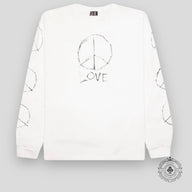 Saint Michael Love L/S Tee - White