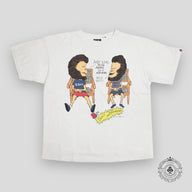 Saint Michael x Bape Heaven & Hell Tee in White