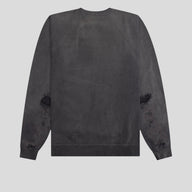 SAINT MICHAEL X DENIM TEARS HELL CREW SWEATER - BLACK
