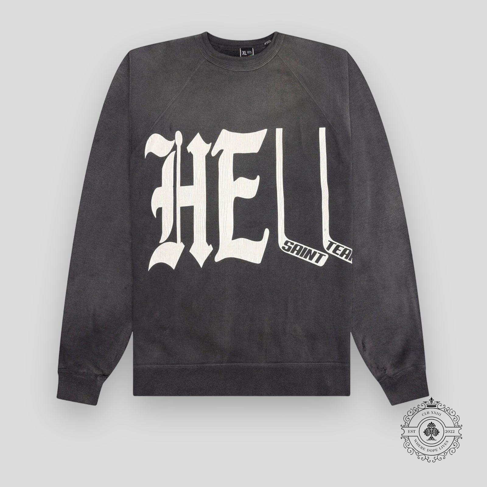 Saint Michael x Denim Tears Hell Crew Sweater - Black