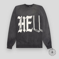 Saint Michael x Denim Tears Hell Crew Sweater - Black