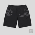 Supreme Big Logo Nylon Shorts in Black