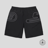Supreme Big Logo Nylon Shorts in Black