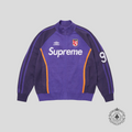 Supreme X Umbro Zip Up Sweater in Purple