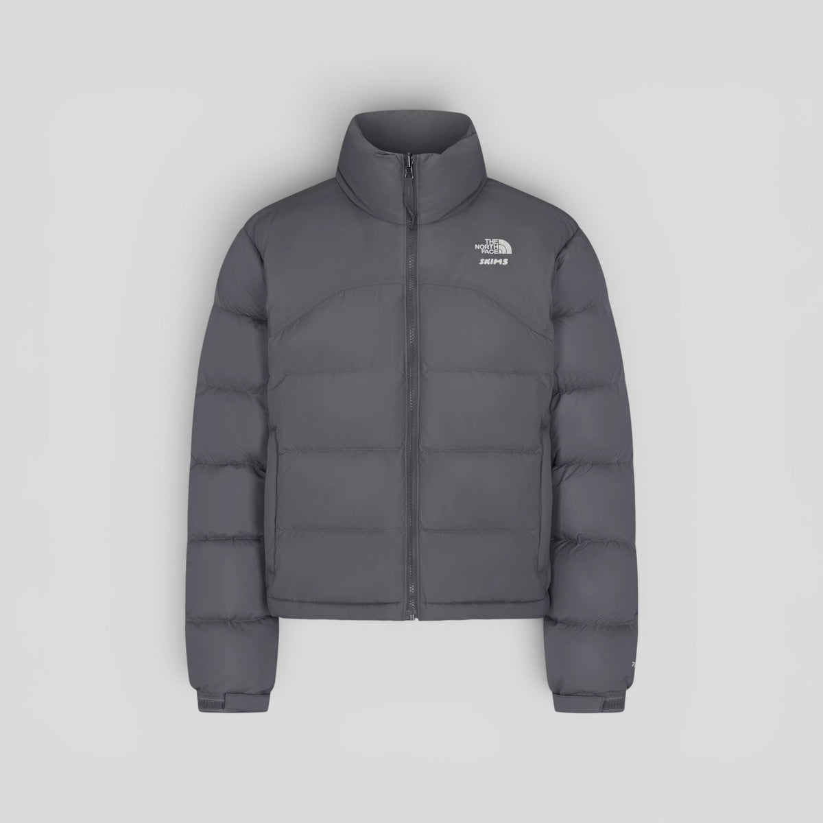 The North Face X Skims Women's Puffer Coat in Gunmetal