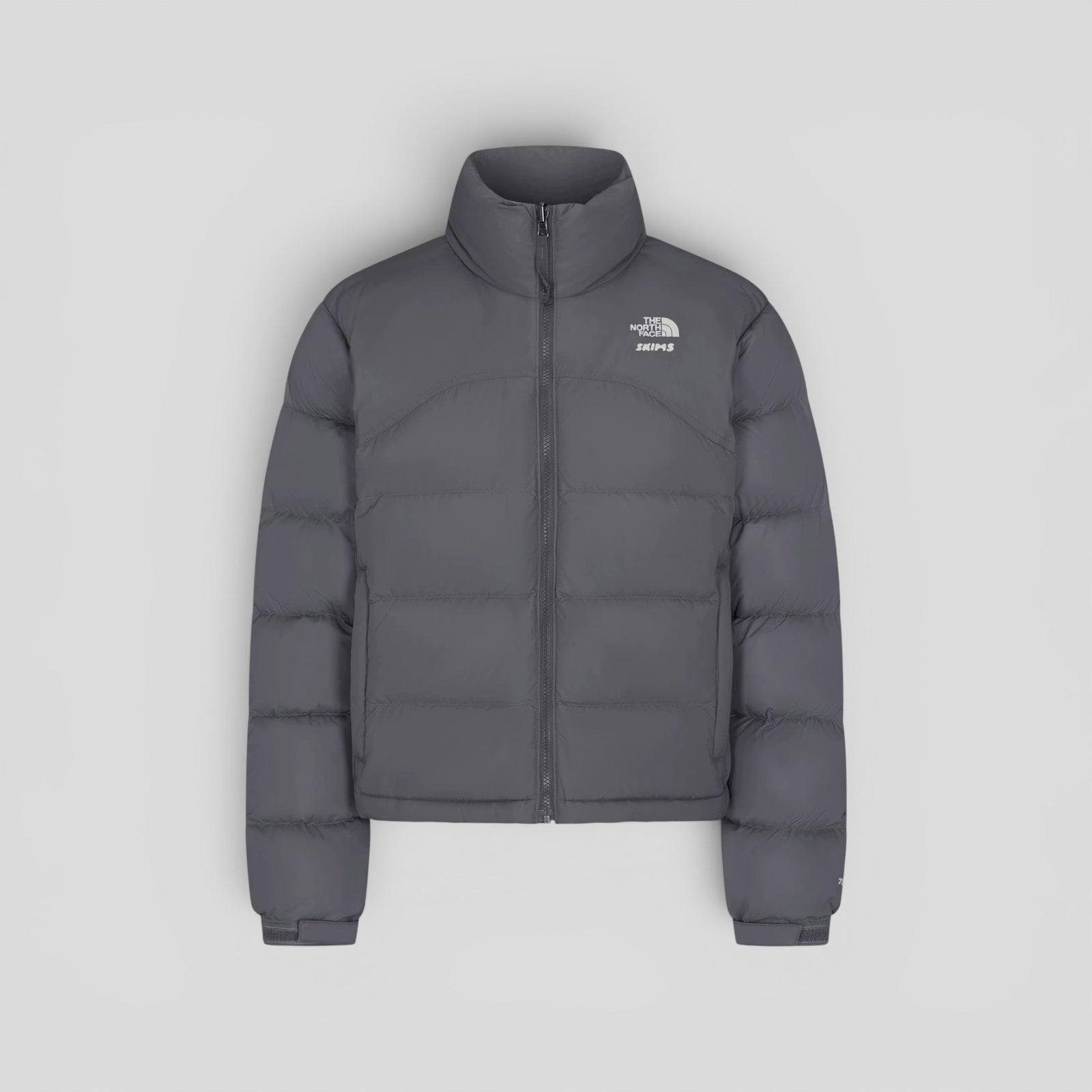The North Face X Skims Women's Puffer Coat in Gunmetal