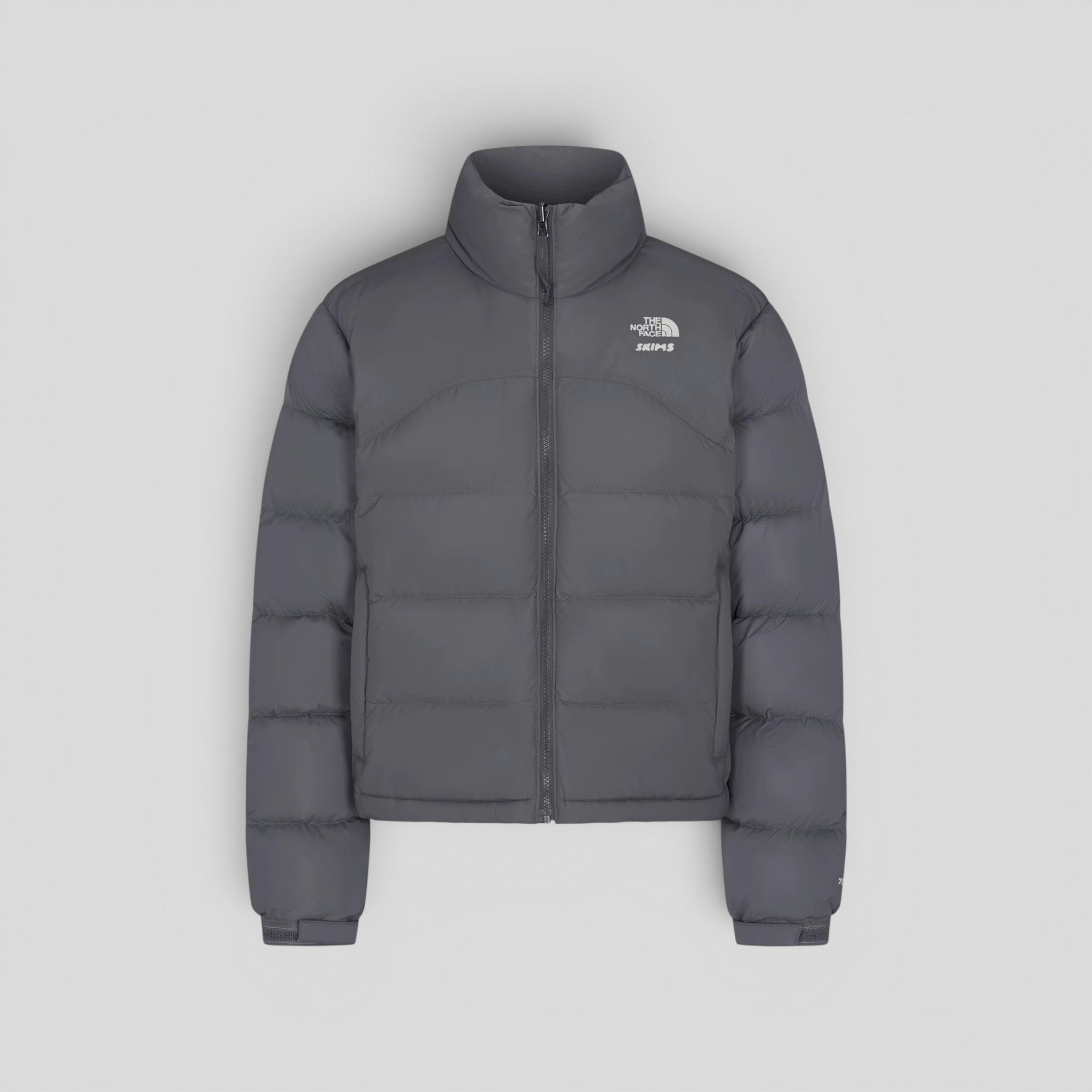 The North Face X Skims Women's Puffer Coat in Gunmetal