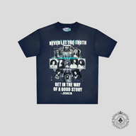 Better With Age Story Tee in Blue