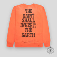 Saint Michael Crewneck in Orange