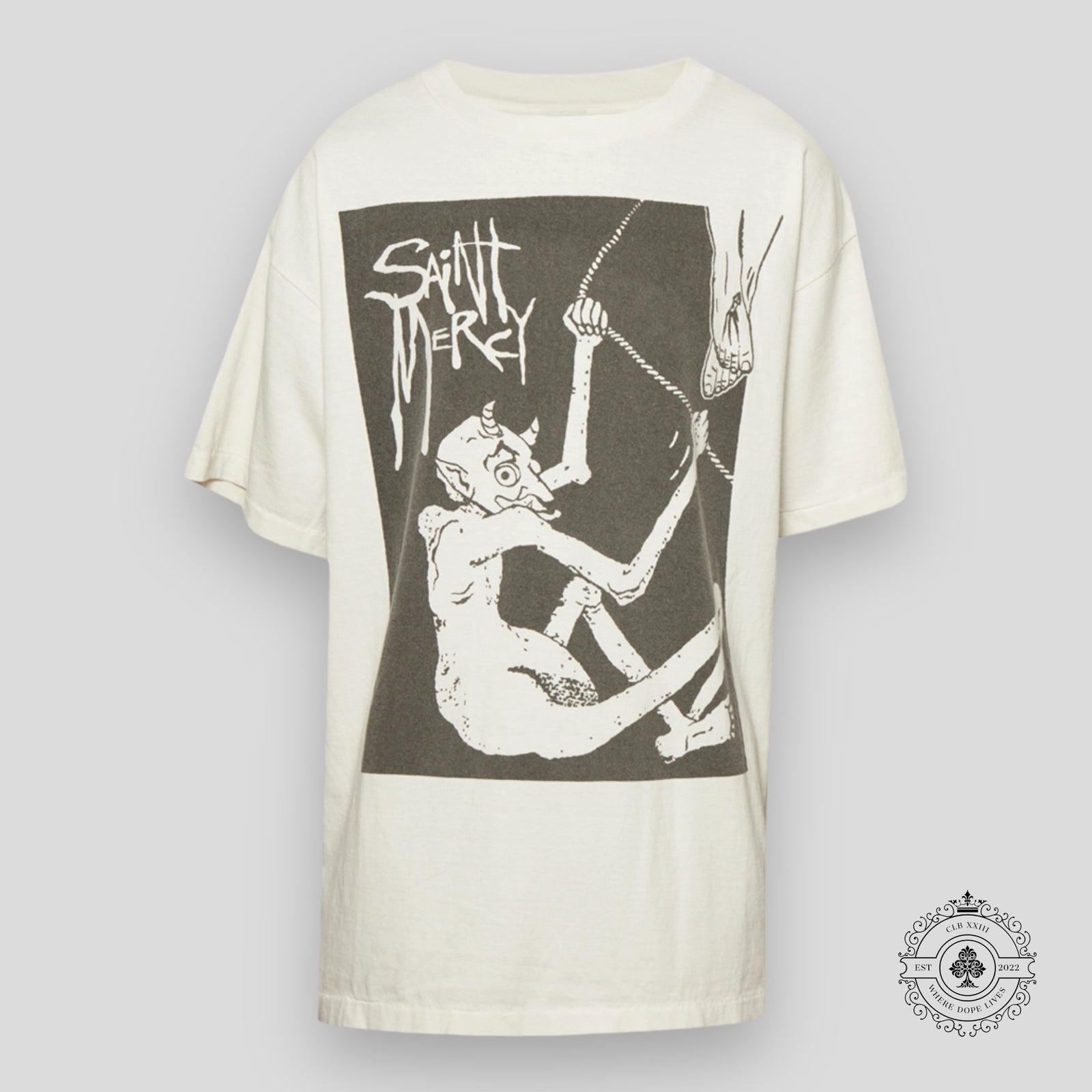 Saint Michael Mercy Tee - Vintage White