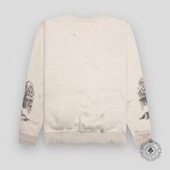 Saint Michael Mother Crewneck in Grey