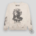 Saint Michael Mother Crewneck in Grey