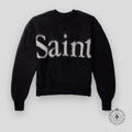 Saint Michael Saint Knit Crewneck in Black