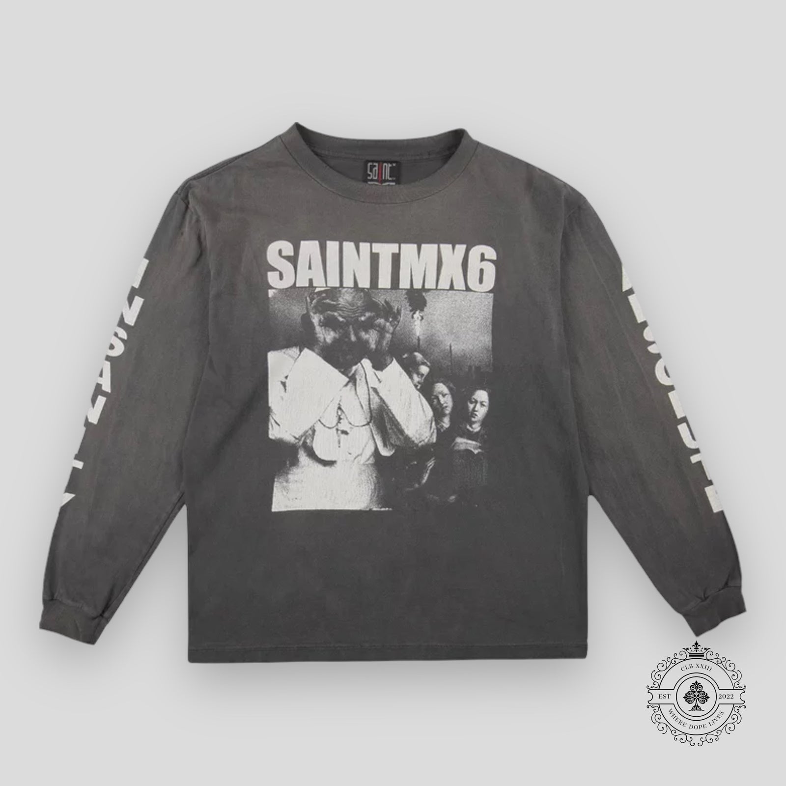 Saint Michael Saint Mx6 L/S T-Shirt - Vintage Black