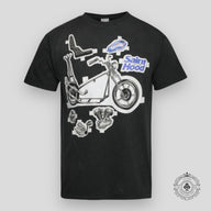 Saint Michael x Neighborhood Bike Tee in Black