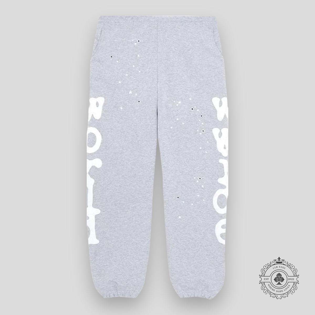 Sp5der Beluga V2 Sweatpants - Heather Grey