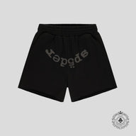 Sp5der OG Logo V2 Sweat Shorts in Black