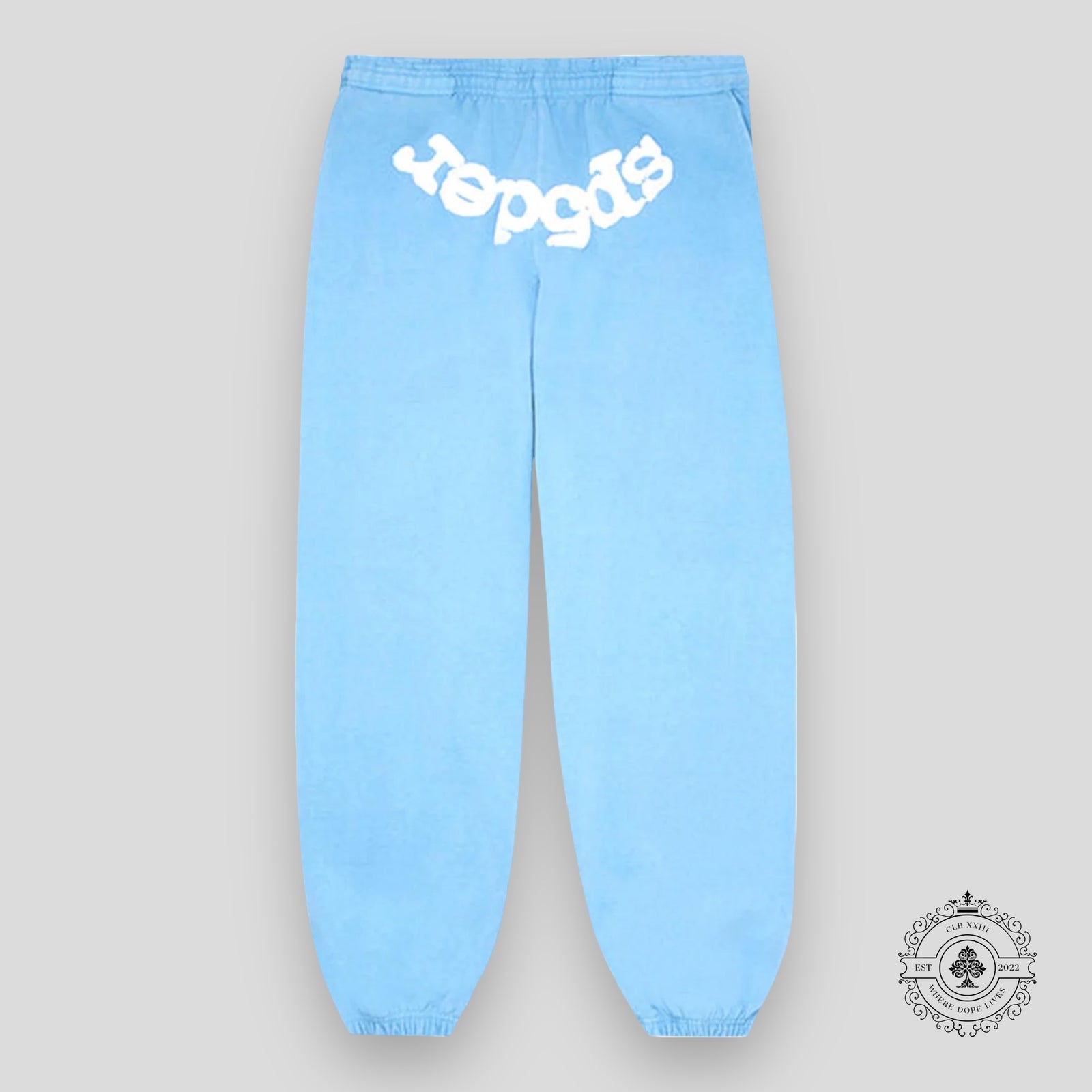 Sp5der Sweatpants - Sky Blue