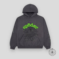 Sp5der Web Hoodie - Slate Grey