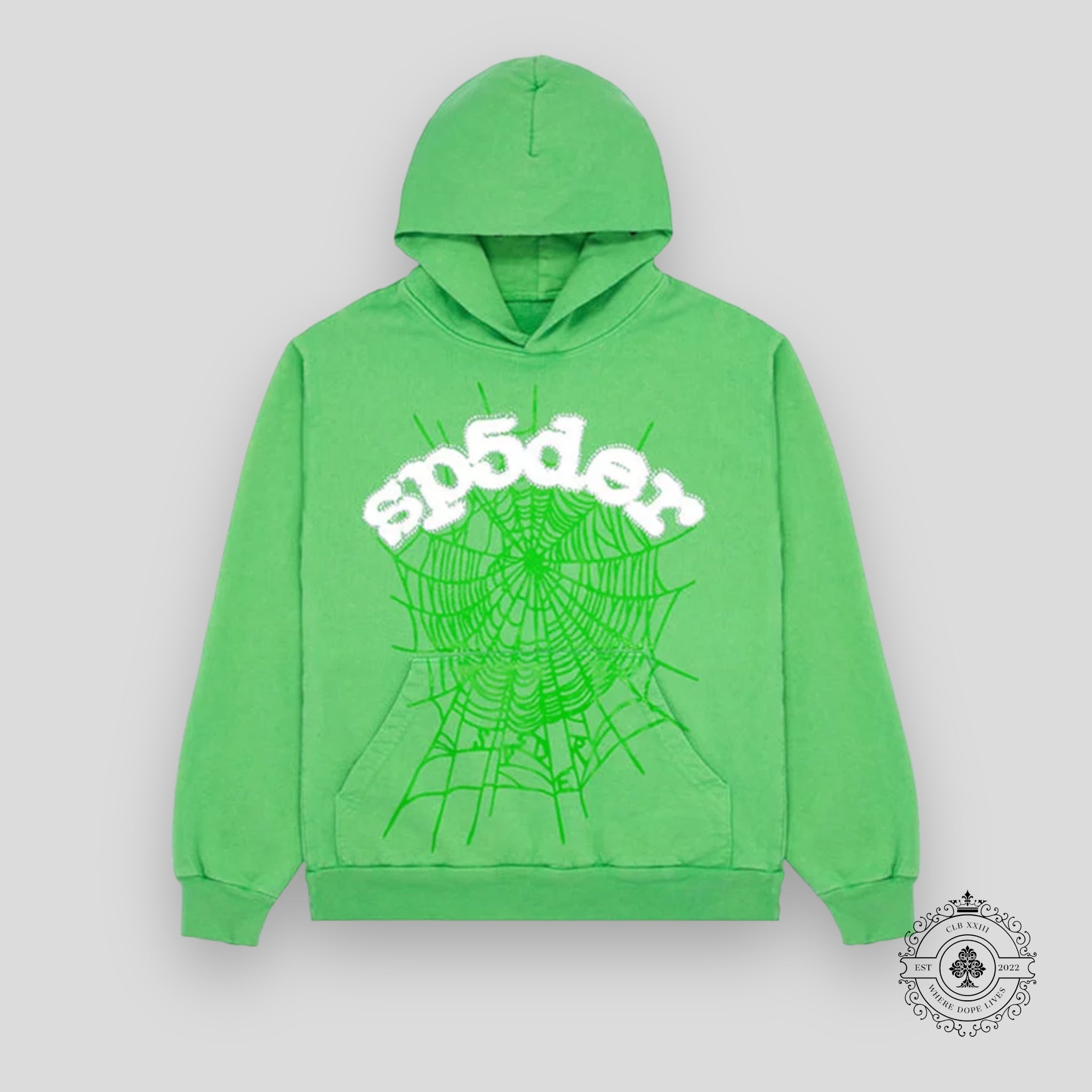 Sp5der Web Hoodie - Slime Green