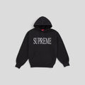 Supreme Capital Hooded Sweatshirt in Black