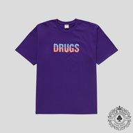 Supreme Drugs Tee in Purple