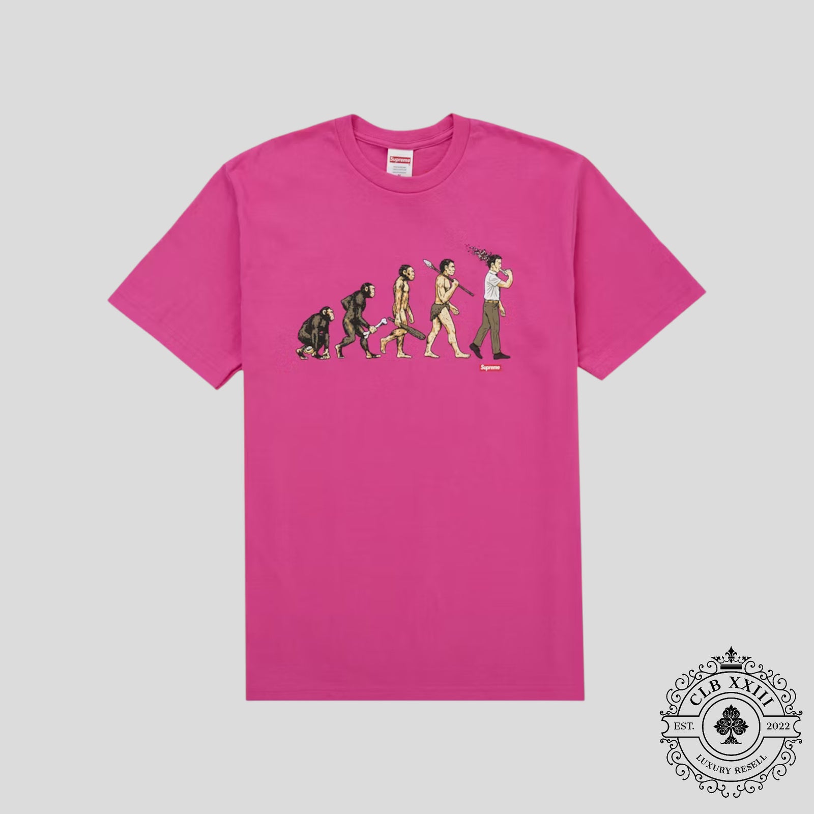 Supreme Evolution Tee in Pink