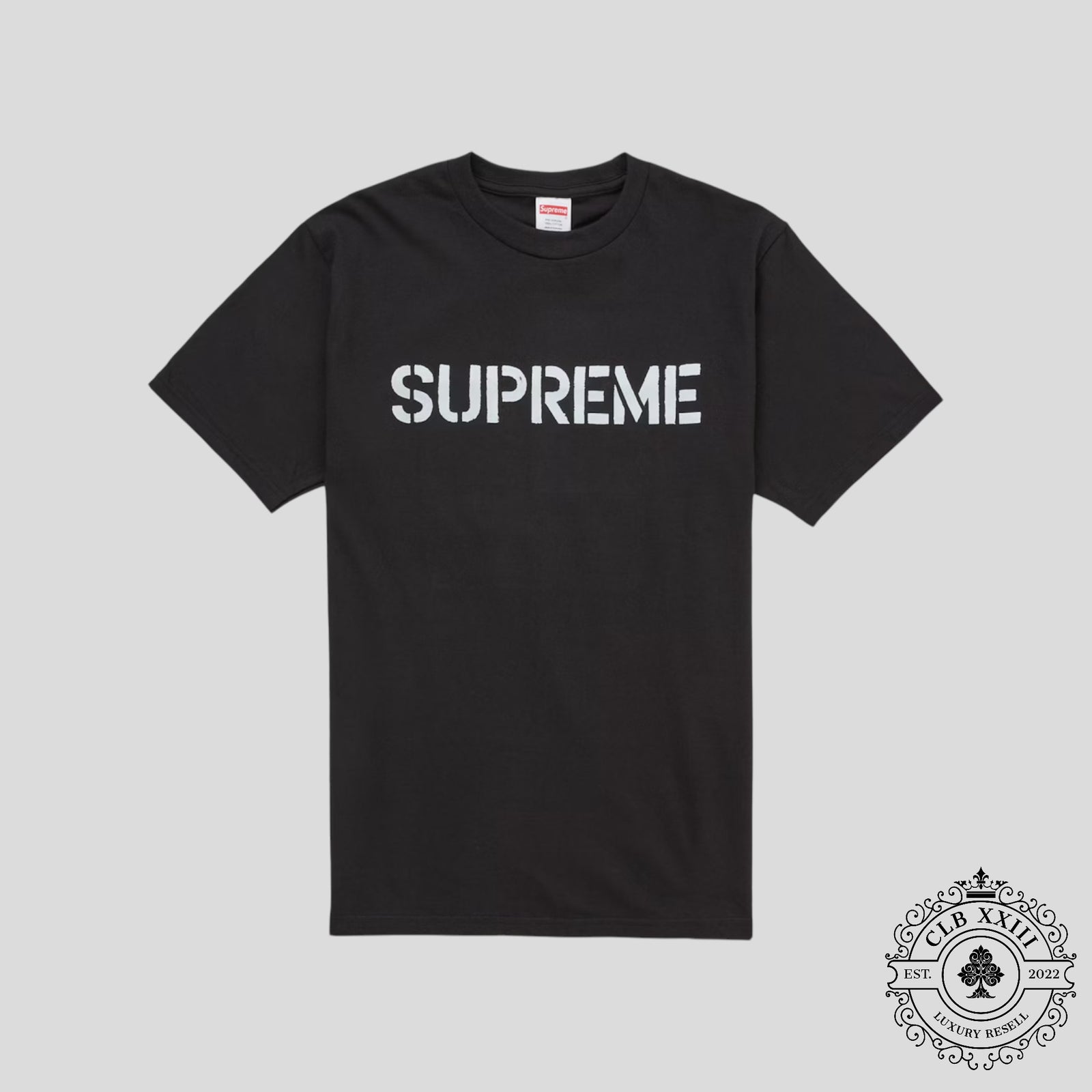 Supreme Hard Tee in Black
