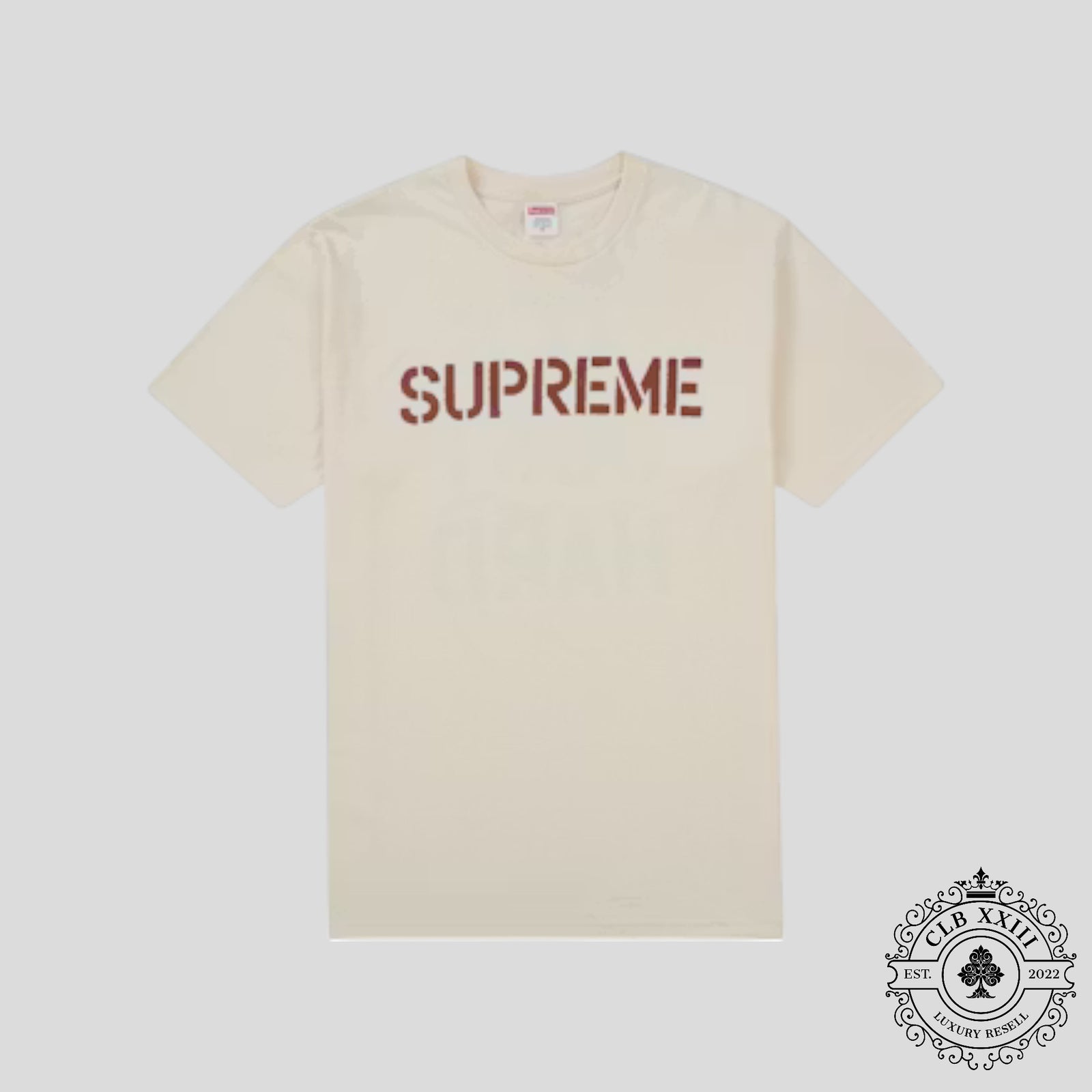 Supreme Hard Tee in Natural Khaki