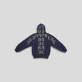 Supreme Mirror Applique Hoodie in Navy