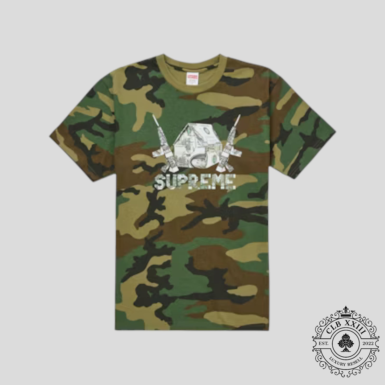 Supreme Origami Tee in Camo
