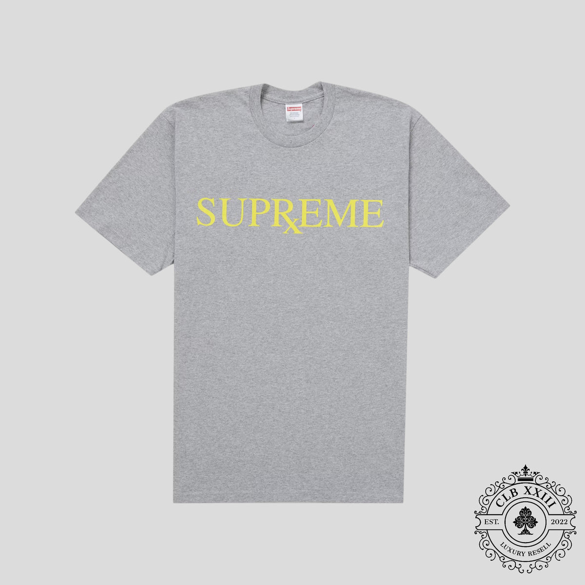 Supreme Rx Tee in Heather Grey