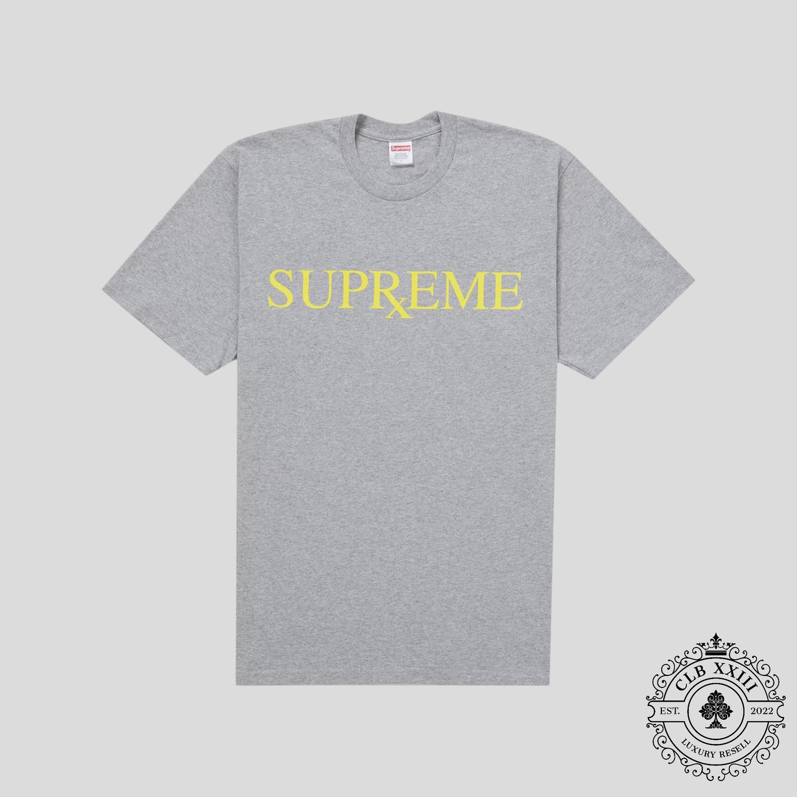 Supreme Rx Tee in Heather Grey