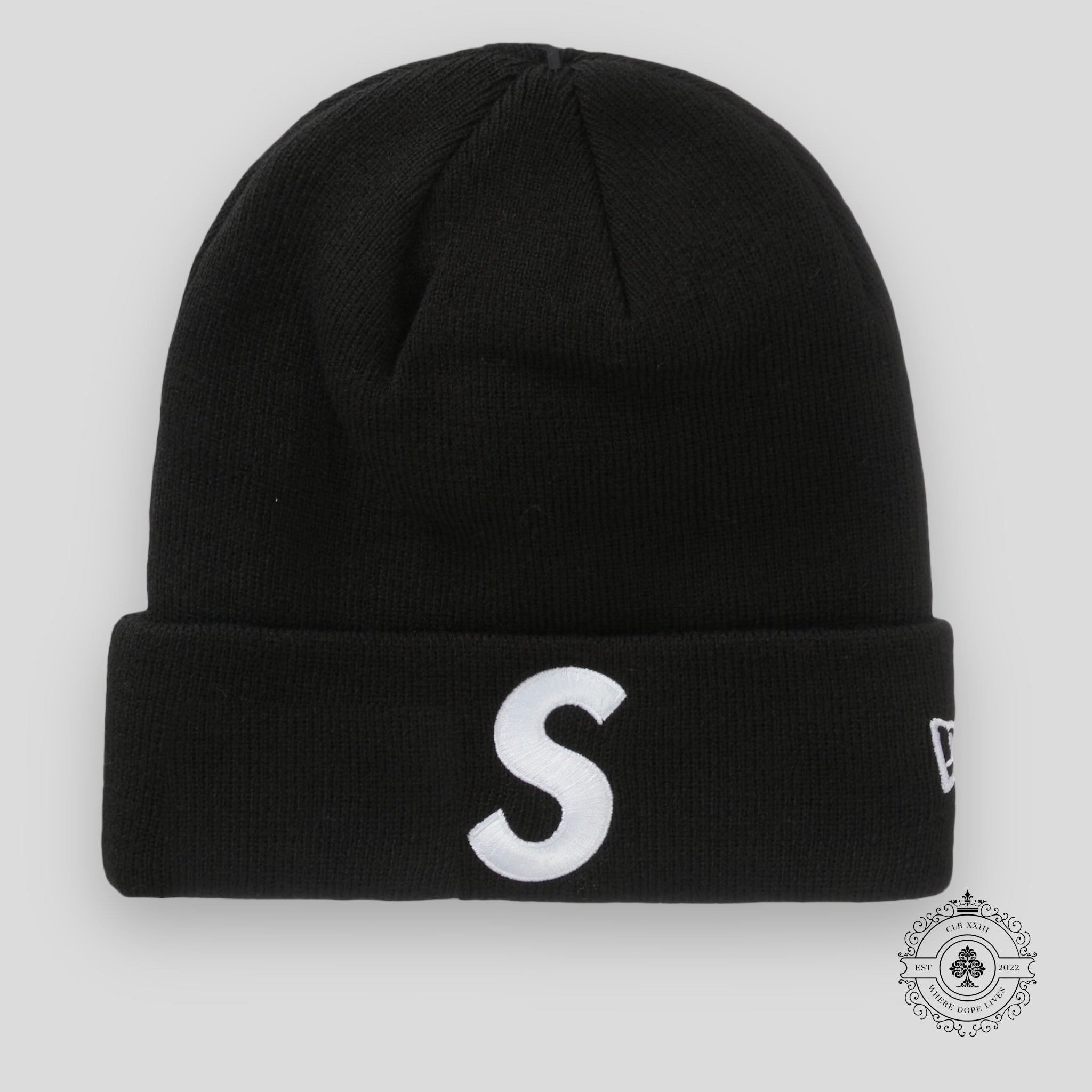 Supreme S Logo Beanie Black SS23